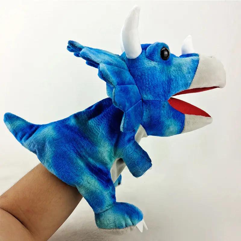 Игрушка на руку для театра куклы динозавр Трицератопс 30 см (50465) Игрушка на руку для театра куклы динозавр Трицератопс 30 см (50465)