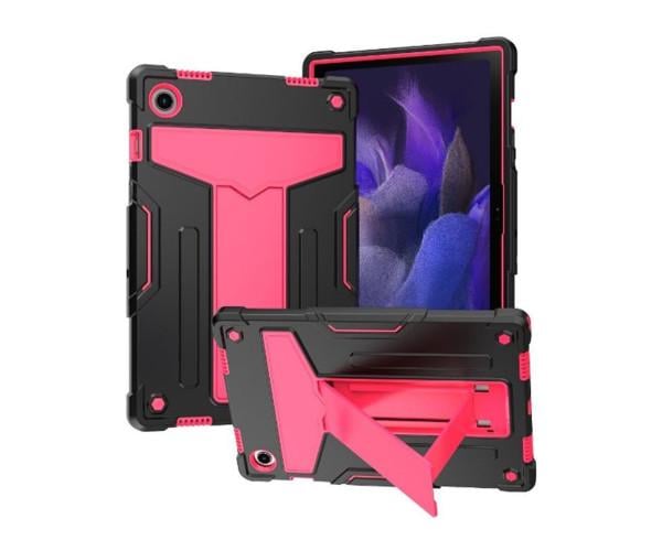 Чехол противоударный Armored Case Shockproof с подставкой для Lenovo M10 Plus 2020 Розовый