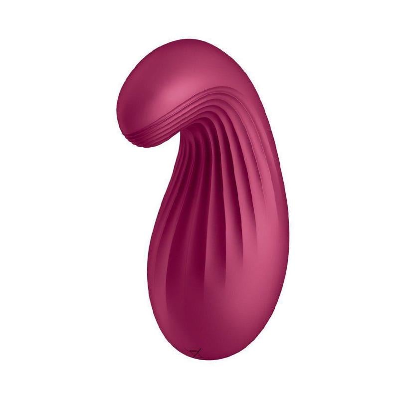 Вибратор Satisfyer Dipping Delight 9 см Бордовый (33547)