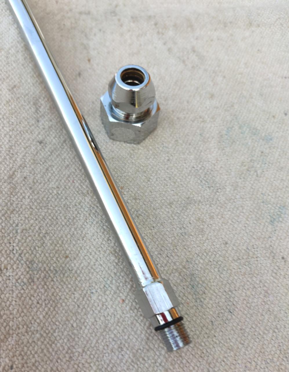 Трубка з міді для змішувачів М-10х1/2 В 80 см Хром - фото 3 Трубка з міді для змішувачів М-10х1/2 В 80 см Хром - фото 3