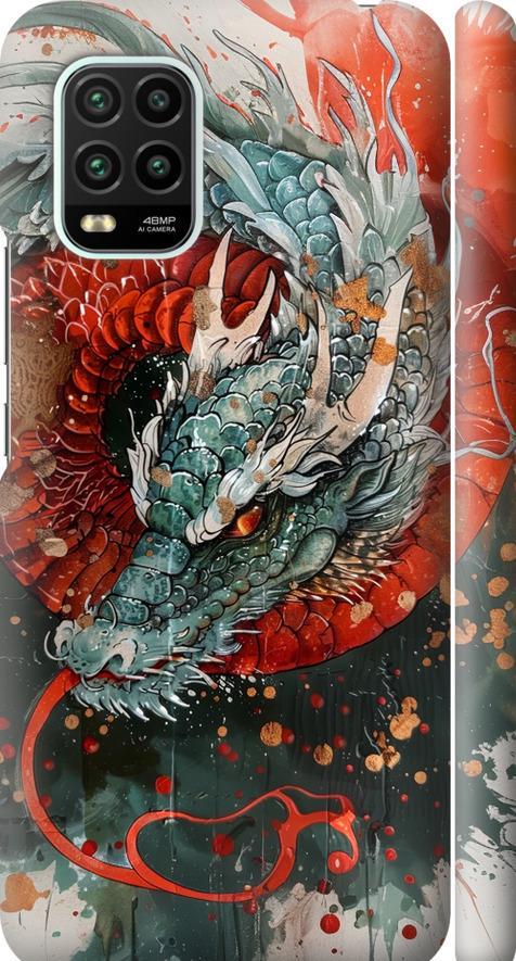 Чехол на Xiaomi Mi 10 Lite Стихия огня (6101m-1924-42517)