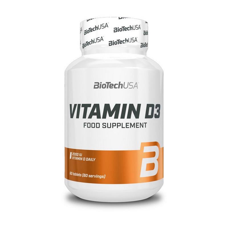 Вітаміни D3 BioTech Vitamin D3 60 таблеток (00000007868)
