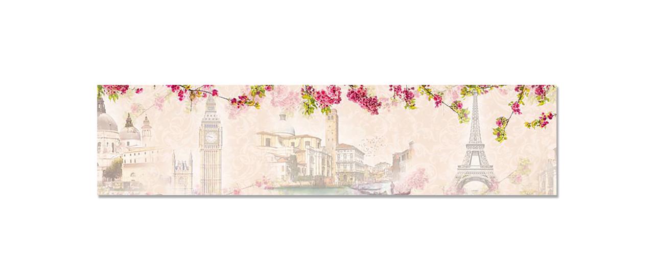 Наклейка виниловая на кухню Zatarga Весна в Париже 600х2500 мм (1283915266)