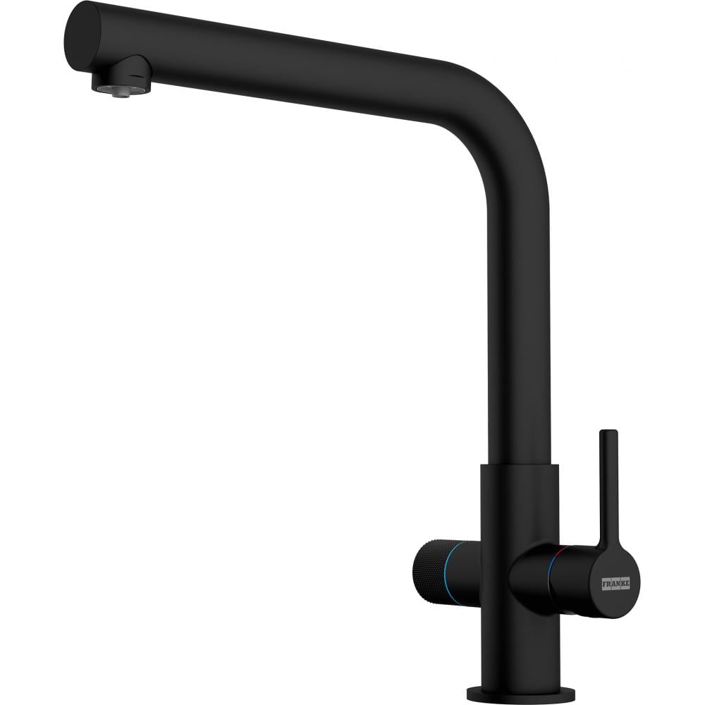 Смеситель кухонный Franke Lina L Clear Water Черный матовый (120.0730.802)