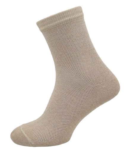 Шкарпетки чоловічі у сітку Мілес 1811 р. 25 Бежевий - фото 1