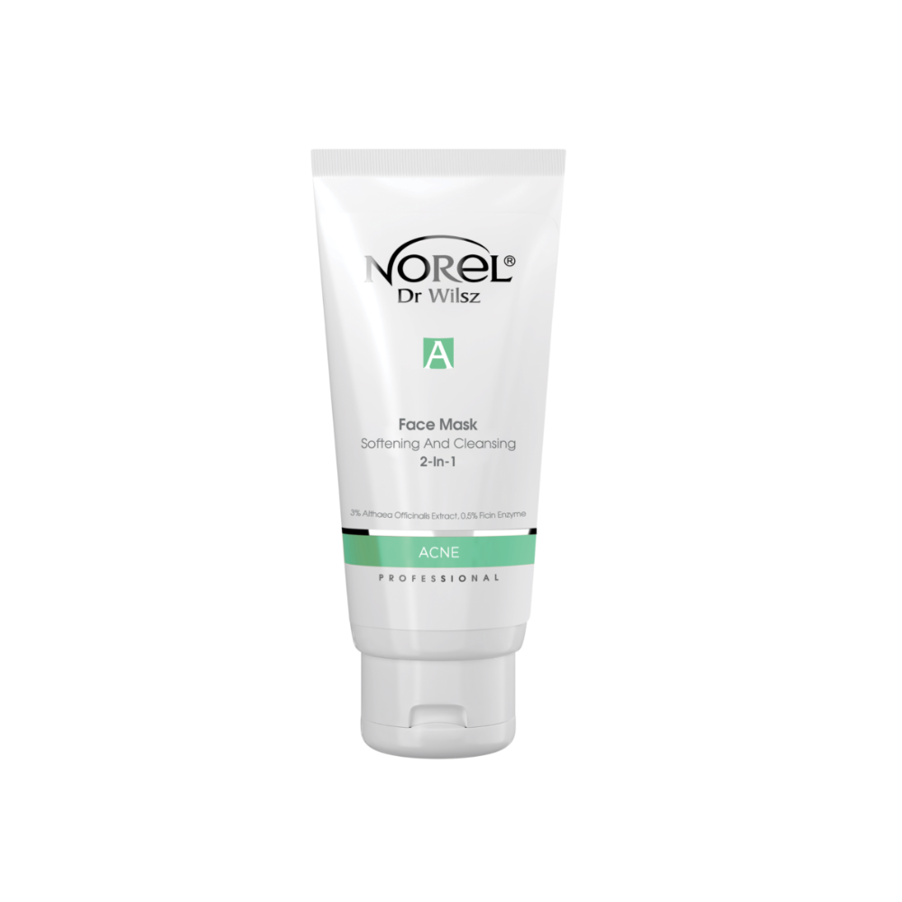 Маска пом’якшувальна та очищаюча для обличчя перед чисткою Norel Acne Softening and Cleansing 2-in-1 Face Mask 200 мл (0171)