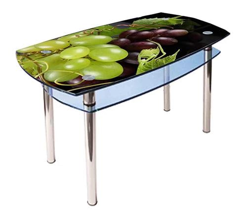 Обеденный стол Glass Antonik КС-2 900х600х750 мм с фотопечатью №68 Зеленый (3581006802)