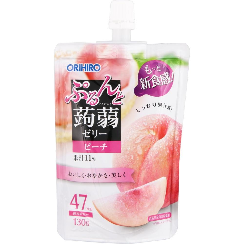 Конняку-желе питьевой низкокалорийный персик Orihiro Purunto Konjac Jelly 130 г (3008158289)