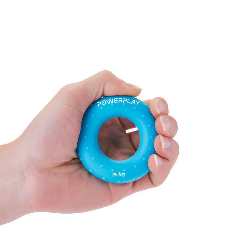 Эспандер кистевой силиконовый PowerPlay PP-4338 Hand Grip Light 15 кг Голубой (A-013281) - фото 3 Эспандер кистевой силиконовый PowerPlay PP-4338 Hand Grip Light 15 кг Голубой (A-013281) - фото 3