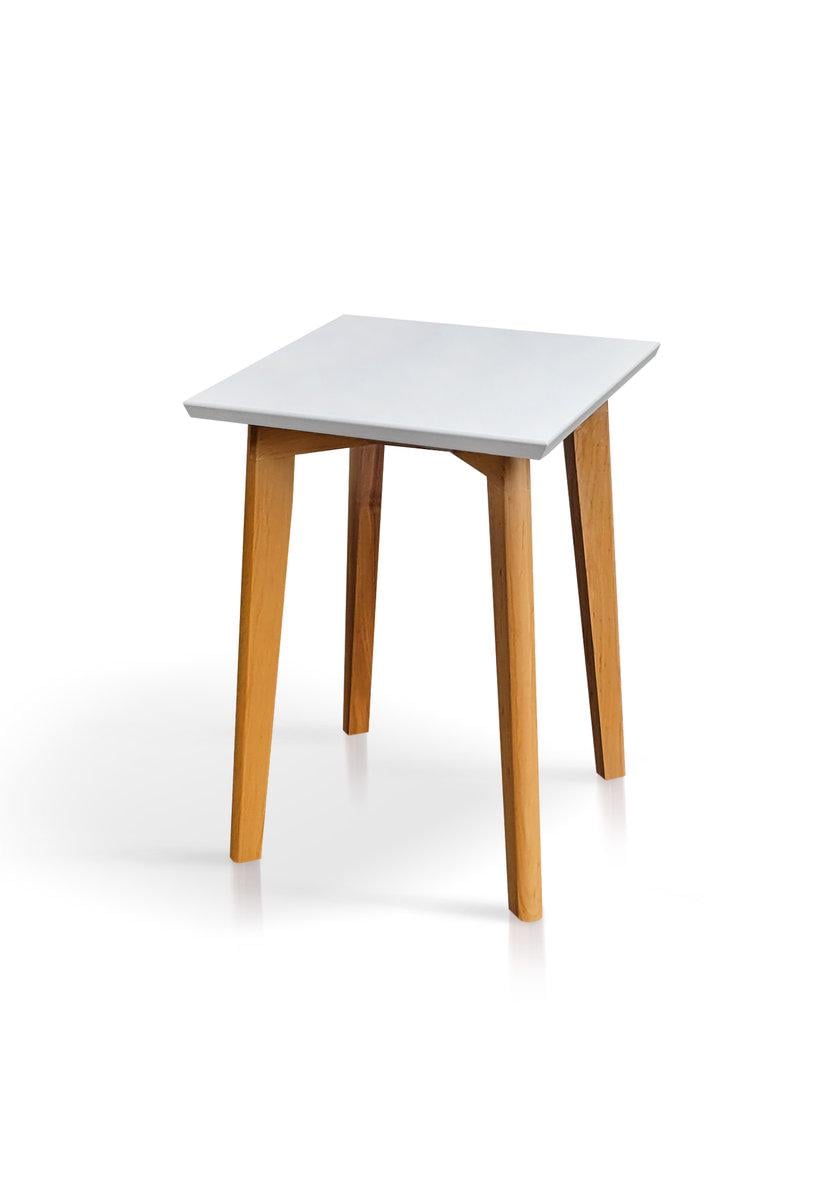 Табурет кухонний Мікс Меблі Міраж ніжки дерев'яні/мдф кришка Білий - фото 1 Табурет кухонний Мікс Меблі Міраж ніжки дерев'яні/мдф кришка Білий - фото 1