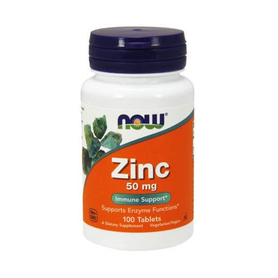 Микроэлемент Цинк NOW Foods Zinc Gluconate 50 мг 100 Tabs