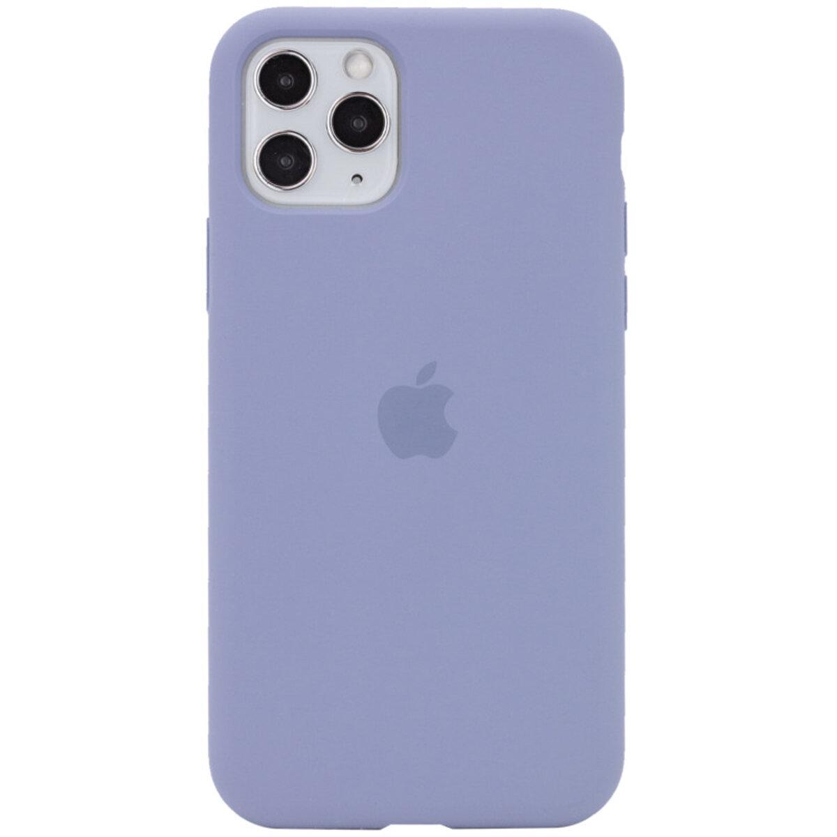 Протиударний чохол Silicone Full Case AA Open Cam для Apple iPhone 11 Lavender Grey