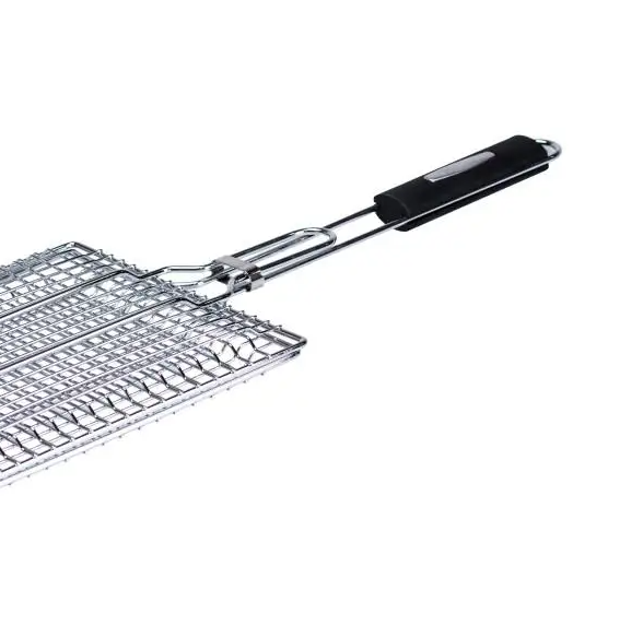 Грати для гриля та барбекю Grill з нержавіючої сталі плоскі 24х24 см (HP455RESH) - фото 5