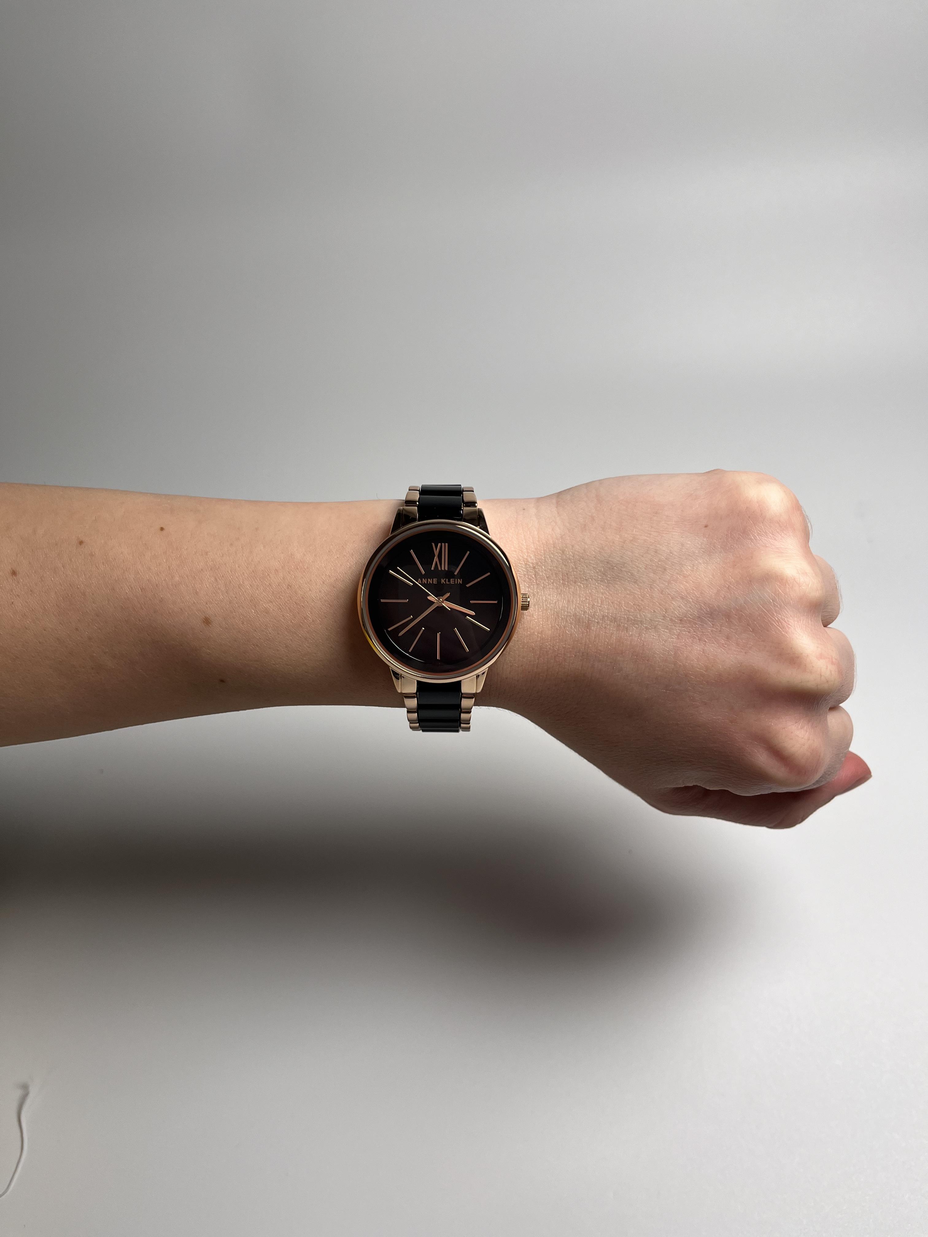 Часы женские наручные Anne Klein AK/1412BKRG Черный с золотистым (14125827) - фото 8