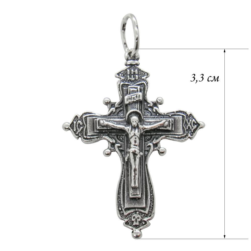 Срібний християнський підвіс Хрестик 2 (1137291283) - фото 2 Срібний християнський підвіс Хрестик 2 (1137291283) - фото 2