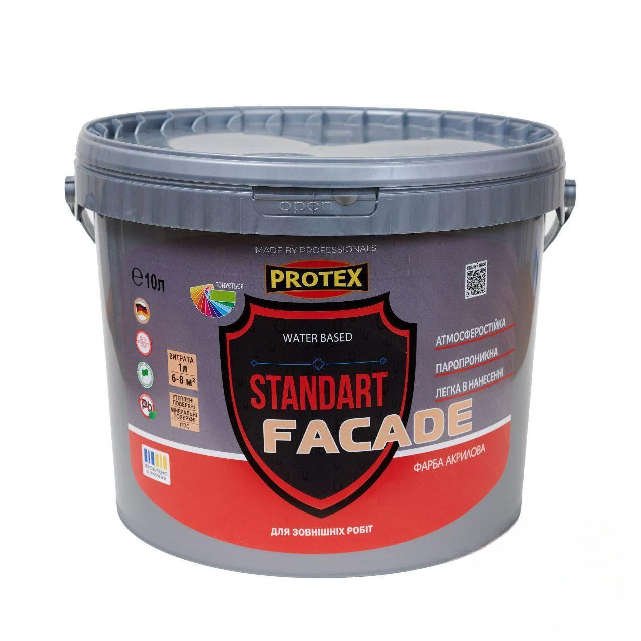 Фарба акрилова Protex FACADE STANDART 10 л (3014750892)