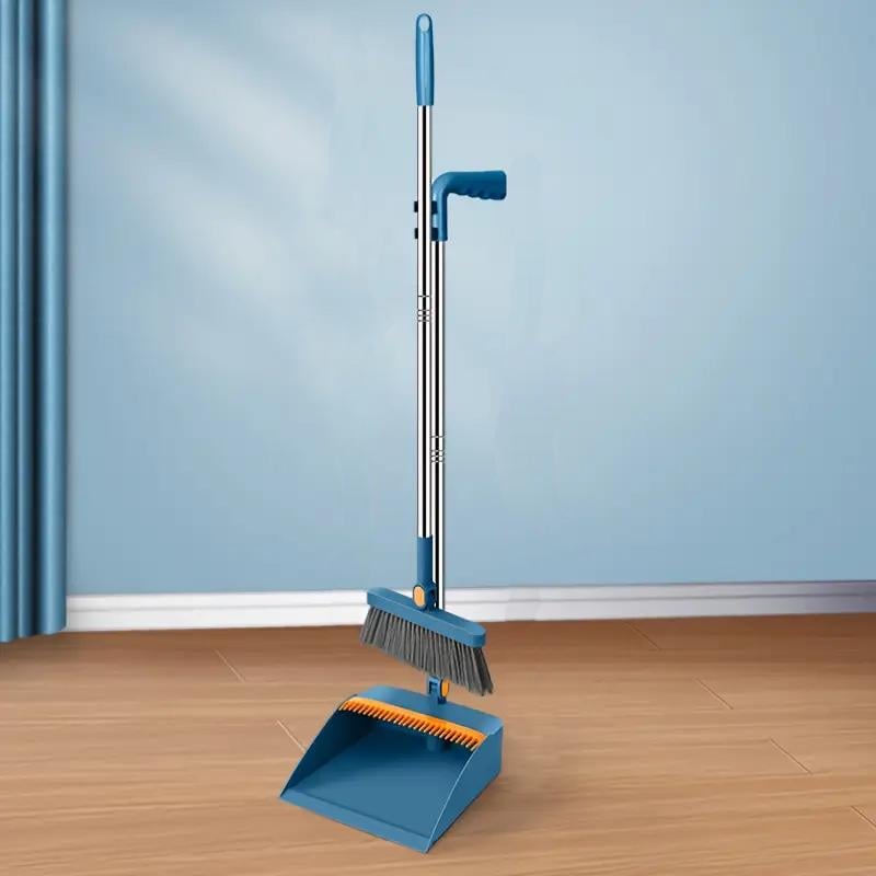 Совок с щеткой из нержавеющей стали TL-HC03 Синий (TL-HC03B)