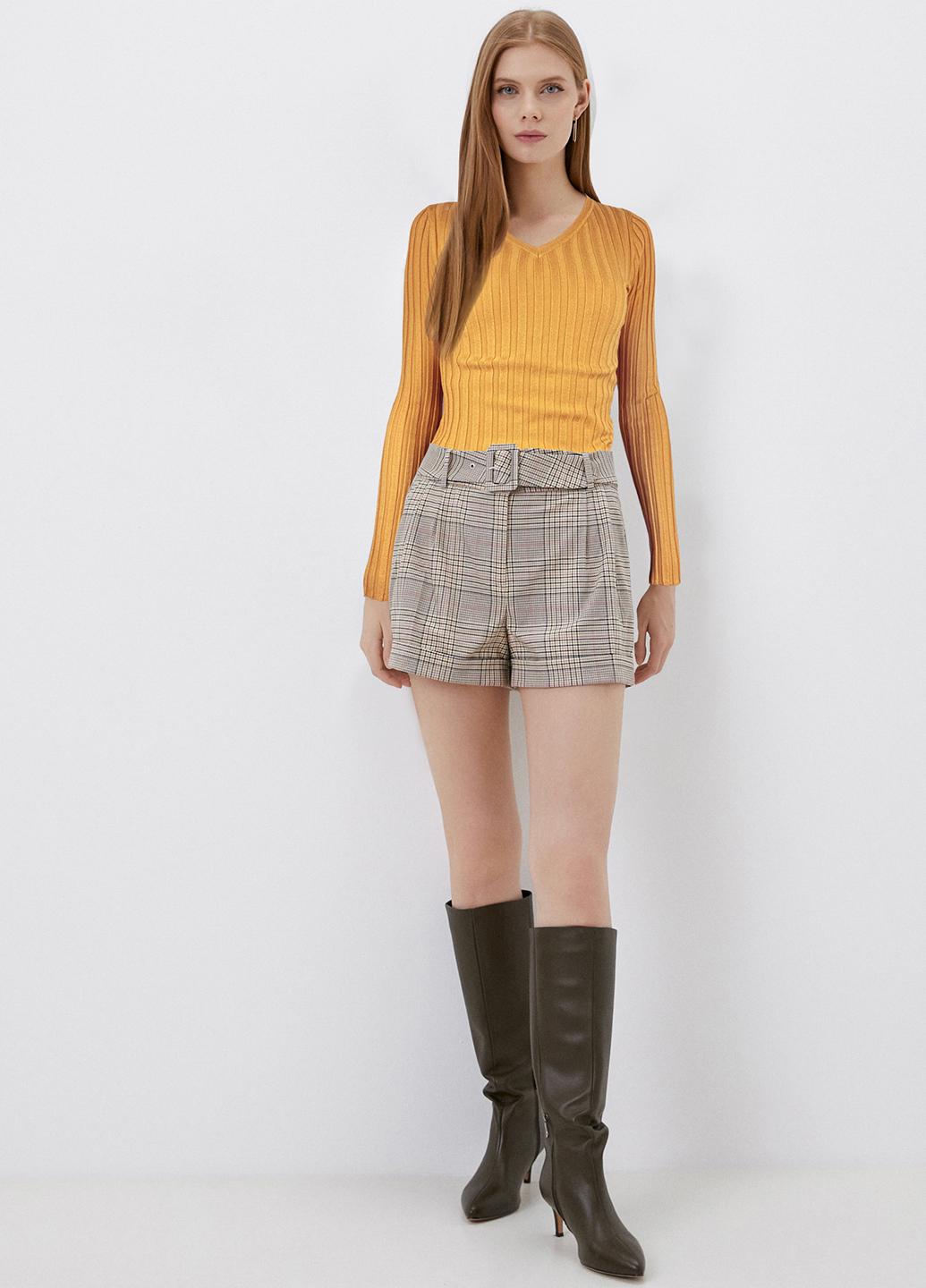 Пуловер Moni&Co S-M Гірчичний (681504b48)