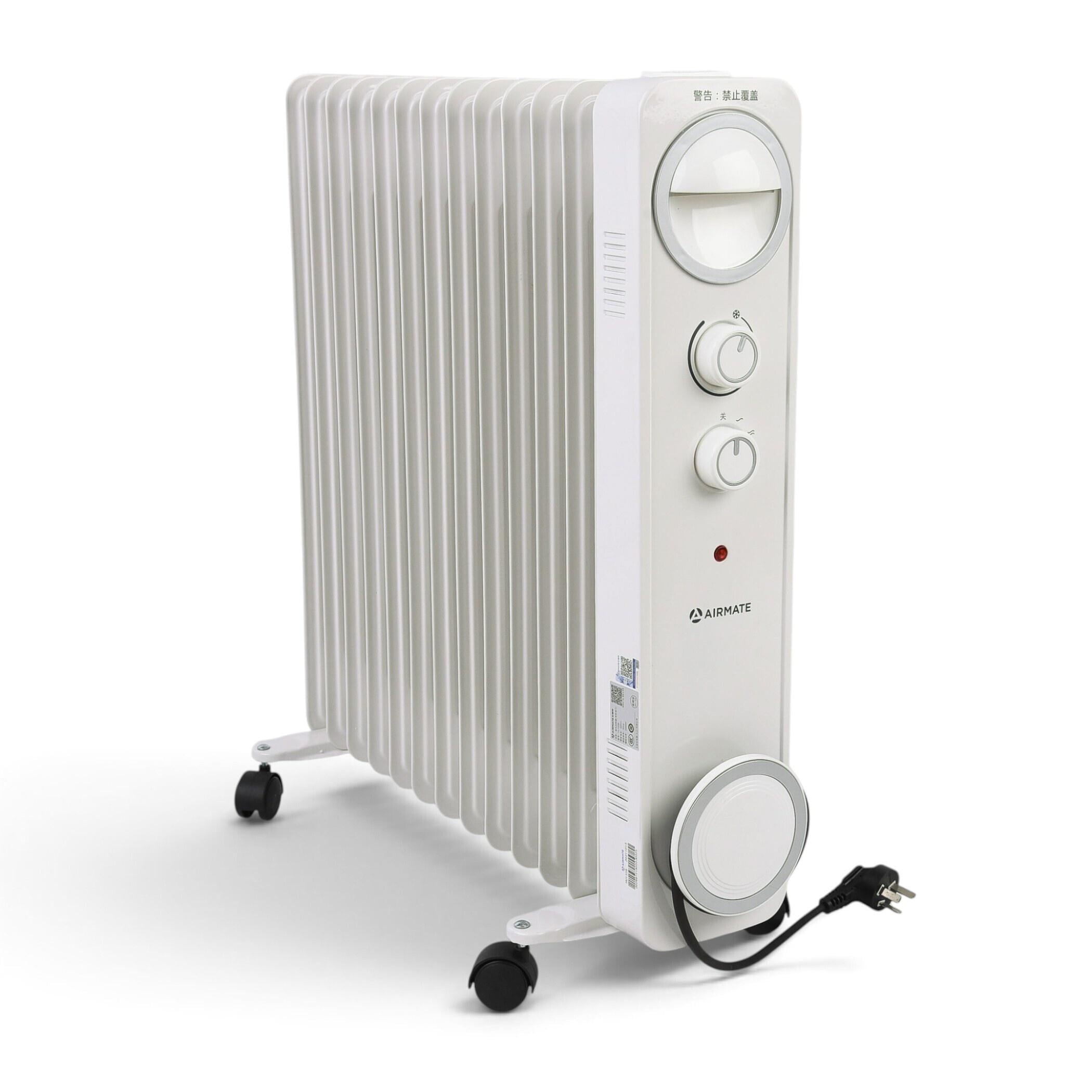 Обігрівач масляний Airmate HU1339 2200 Вт Білий (GR-07052)