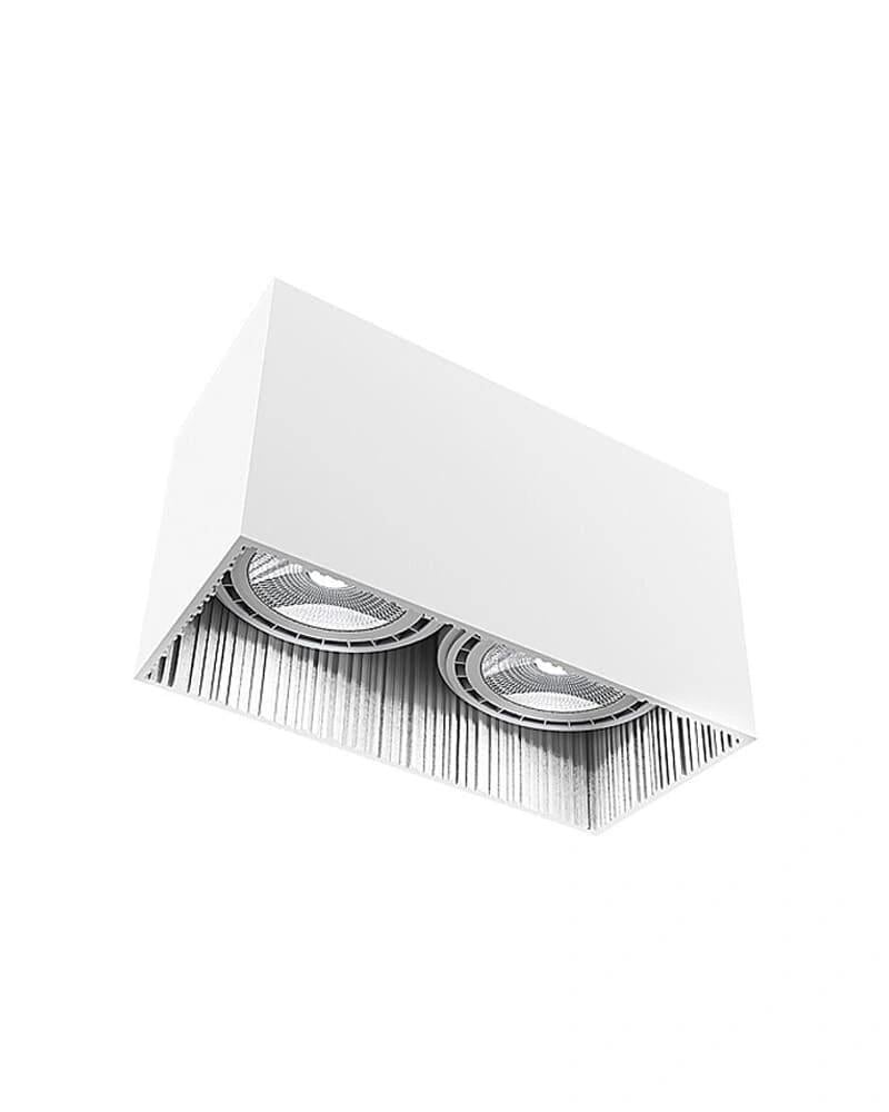 Точечный светильник-спот Nowodvorski 9383 Groove GU10 ES111 2x15W IP20 Белый (28686685)