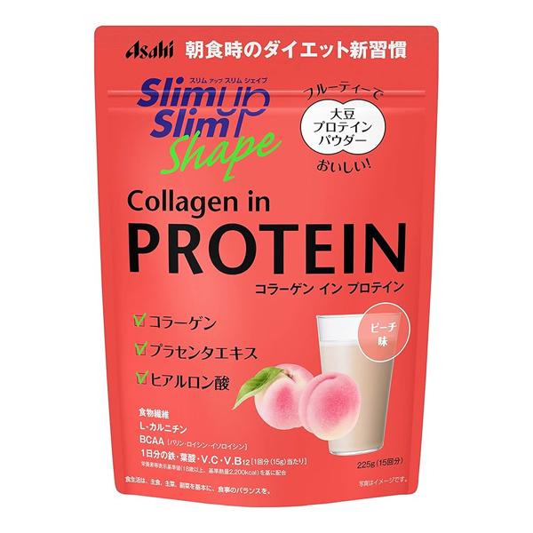 Протеин Asahi Slim Up Collagen in Protein 225 г 15 порций Peach (000024167)
