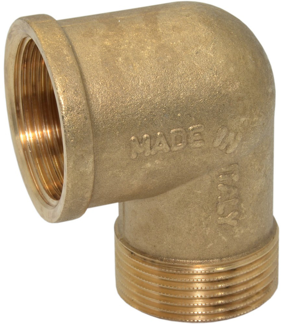 Колено Pattaroni 1 1/4" ЗВ латунь (AKV-F92R005)