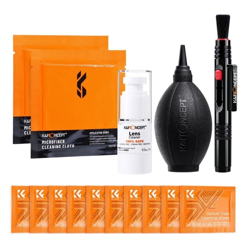 Набор 15в1 K&F Concept Optical Cleaning Kit для фото/видео техники (1938757190)