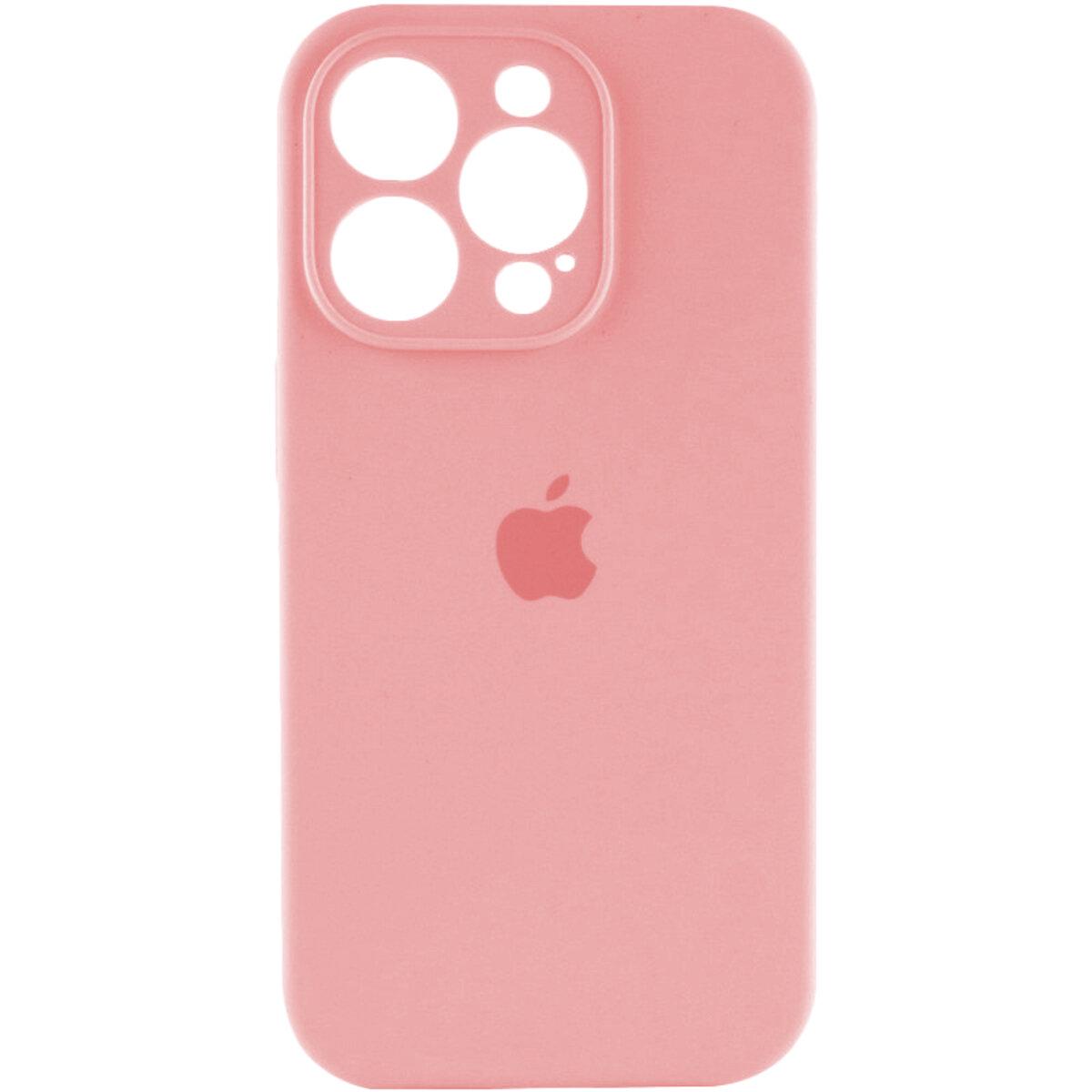 Противоударный чехол для Apple iPhone 13 Pro Silicone Full Case AA Camera Protect/Pink