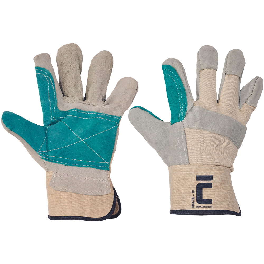 Перчатки рабочие комбинированные CERVA MAGPIE 10