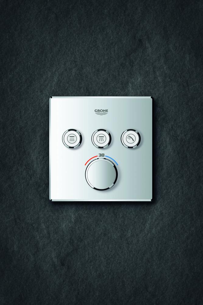 Термостат скрытого монтажа Grohe Grohtherm SmartControl на 3 потребителя (29126000) - фото 3