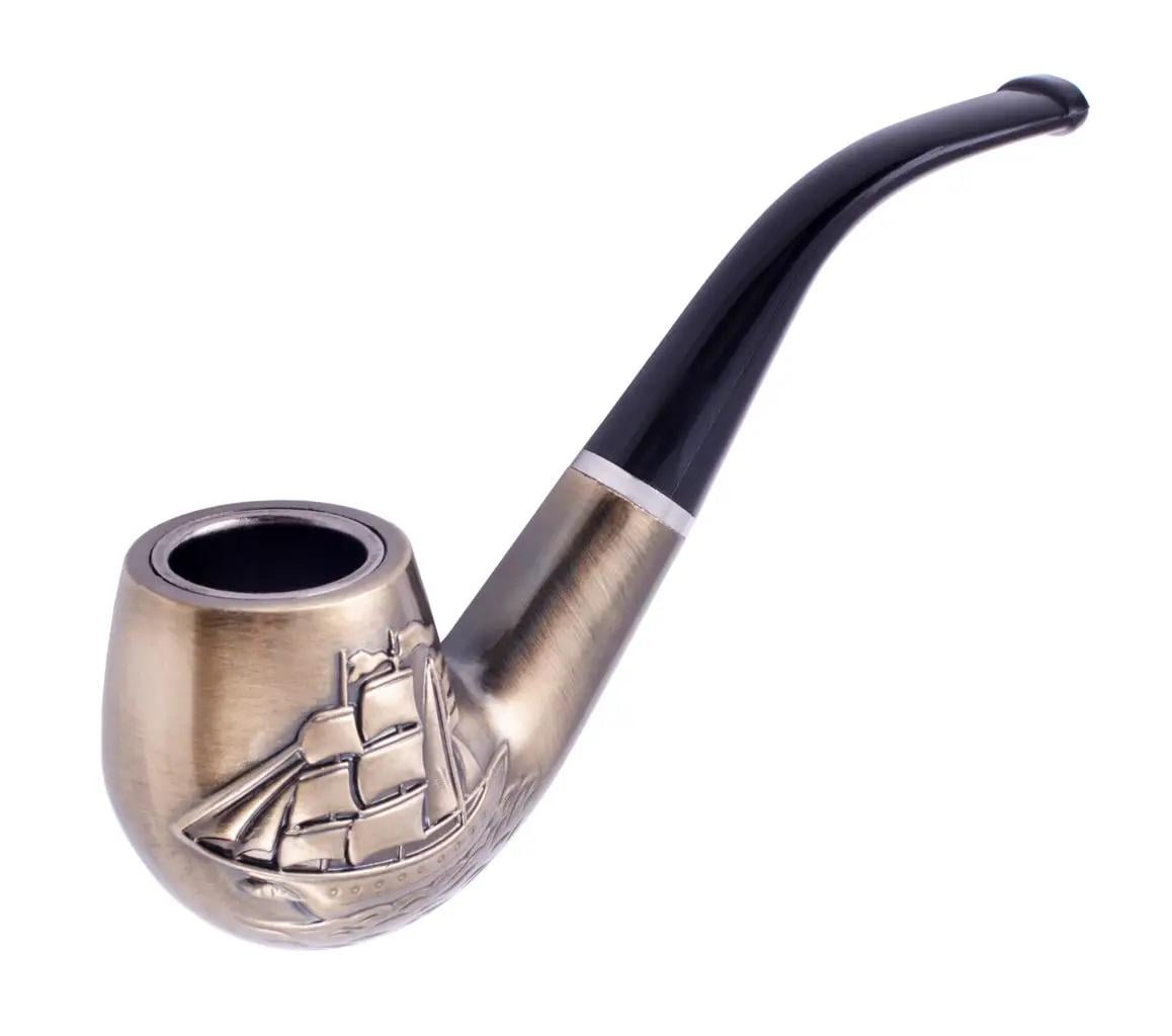 Люлька для паління Boxin Sailboat Brass пластикова в подарунковій упаковці (HL-219)