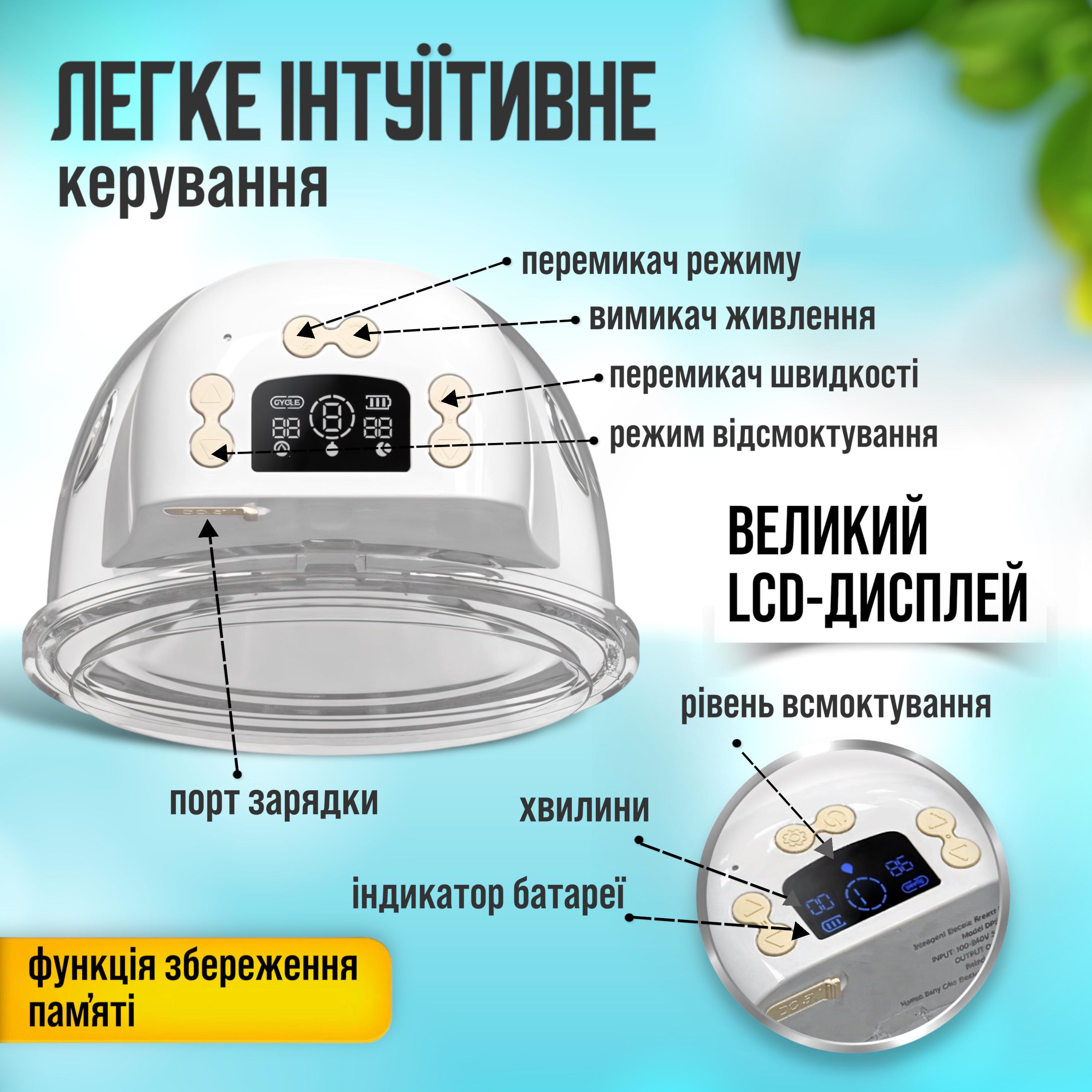 Молокоотсос аккумуляторный SBTR свободные руки 1100 mAh (SM-B1100) - фото 6