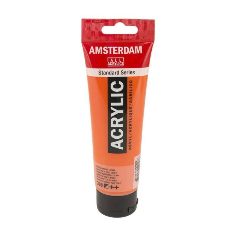 Акриловая краска Amsterdam Royal Talens 120 мл 398 Нефтяной красный светлый (Az1-8712079158286)