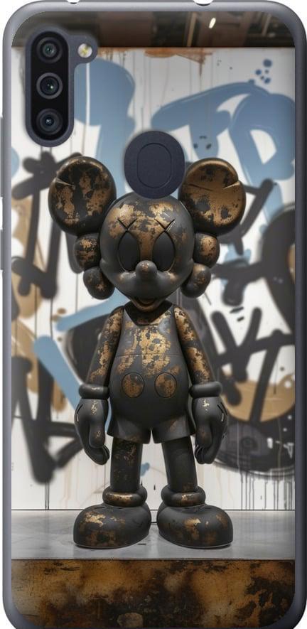 Чехол на Samsung Galaxy A11 A115F Bronze kaws v2 (6098t-2012-42517)