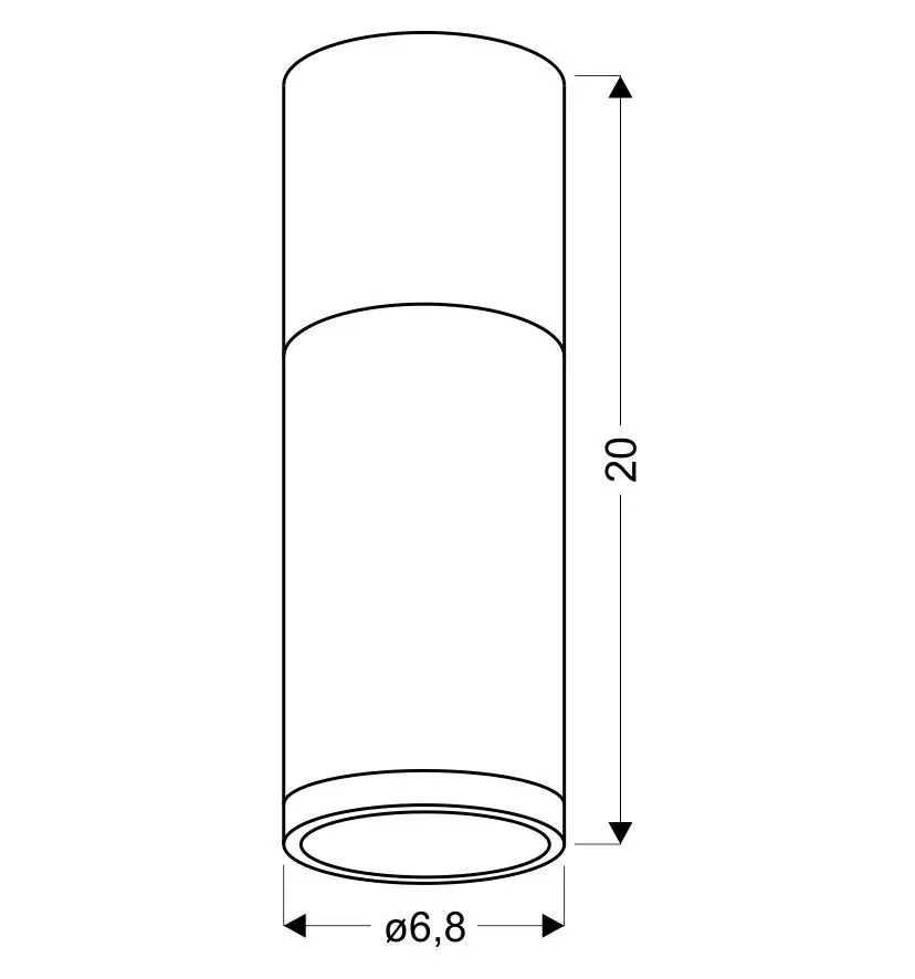 Светильник точечный Candellux 2284286 Tuba (14506886) - фото 3