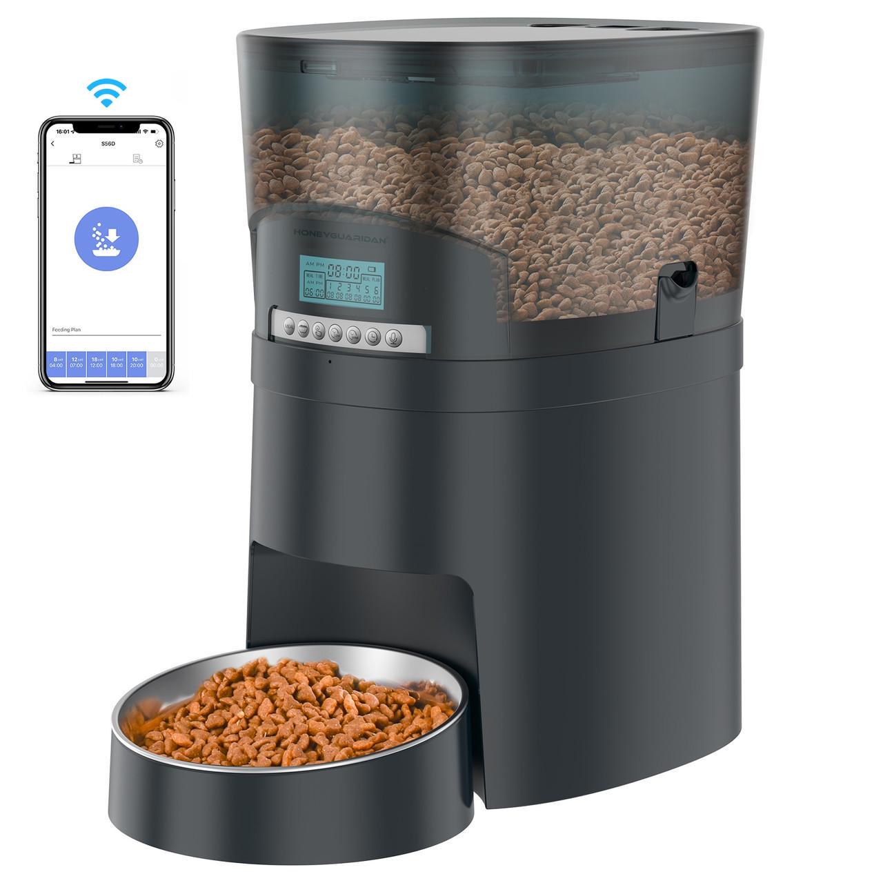Годівниця автоматична для котів та собак HONEYGUARIDAN S40 4 л Wi-Fi Зелений (2063429641) - фото 8 Годівниця автоматична для котів та собак HONEYGUARIDAN S40 4 л Wi-Fi Зелений (2063429641) - фото 8