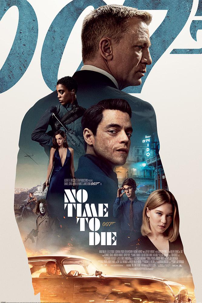 Постер Джеймс Бонд Не Время Умирать/James Bond No Time To Die 61x91,5 см