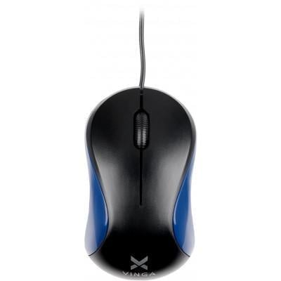 Компьютерная мышка Vinga MS-882 Black/Blue (36260897)