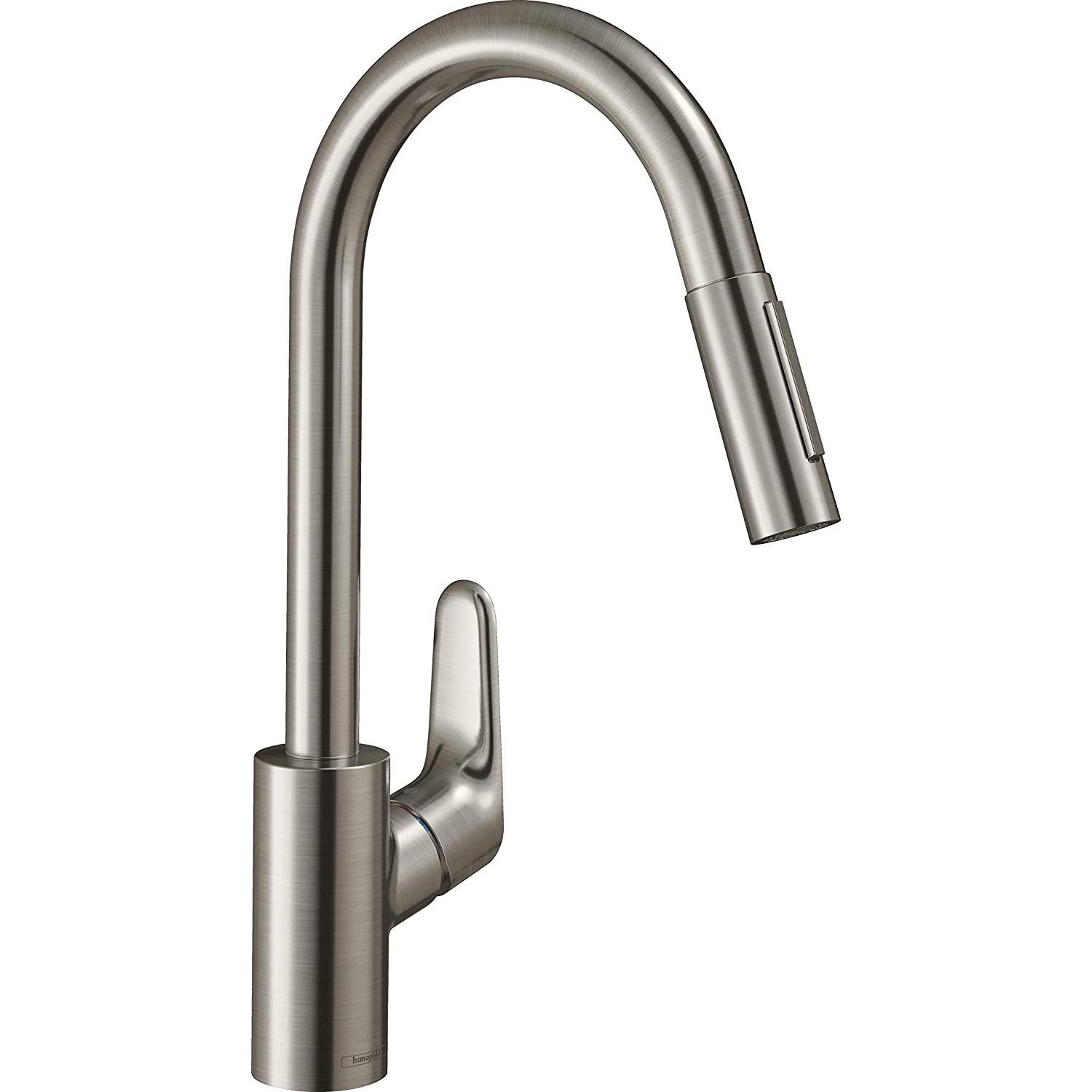 Смеситель для кухни Hansgrohe Focus M41 73880800 с видвижной лейкой Хром (142802)