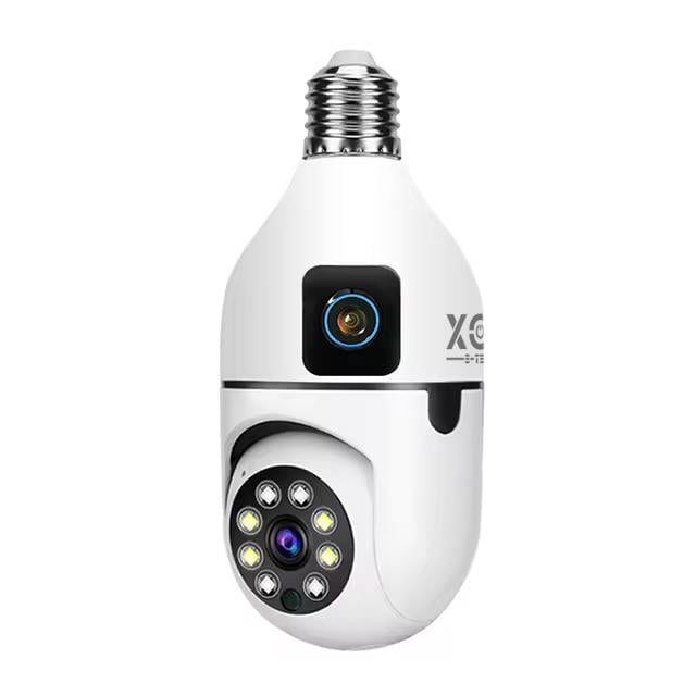 Камера відеоспостереження цокольна XON SmartCam Wi-Fi 1080P з подвійним об'єктивом Білий (UBWEW22VW 7430)