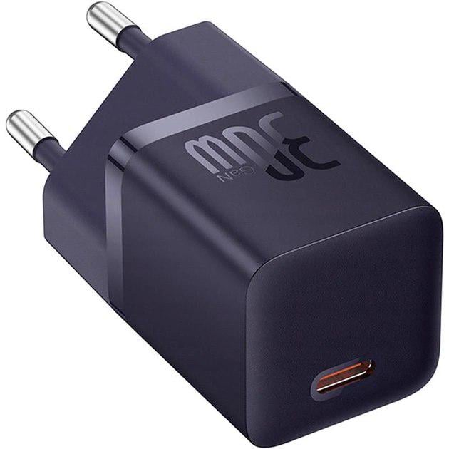 Зарядное устройство BASEUS GaN5 Fast Charger Mini 1C 30W Purple (CCGN070705) - фото 4