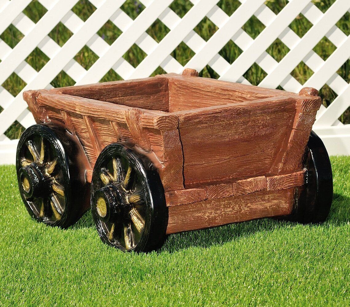 Подставка для цветов Телега средняя (4.0931.de) - фото 4 Подставка для цветов Телега средняя (4.0931.de) - фото 4