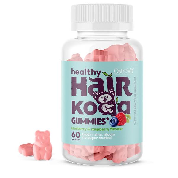 Натуральная добавка OstroVit Healthy Hair Koala 60 жувальних таблеток
