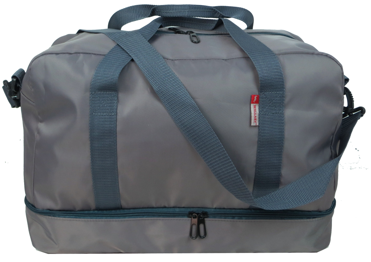 Дорожная сумка с отделом для обуви Wallaby 40 л Серый - фото 2 Дорожная сумка с отделом для обуви Wallaby 40 л Серый - фото 2