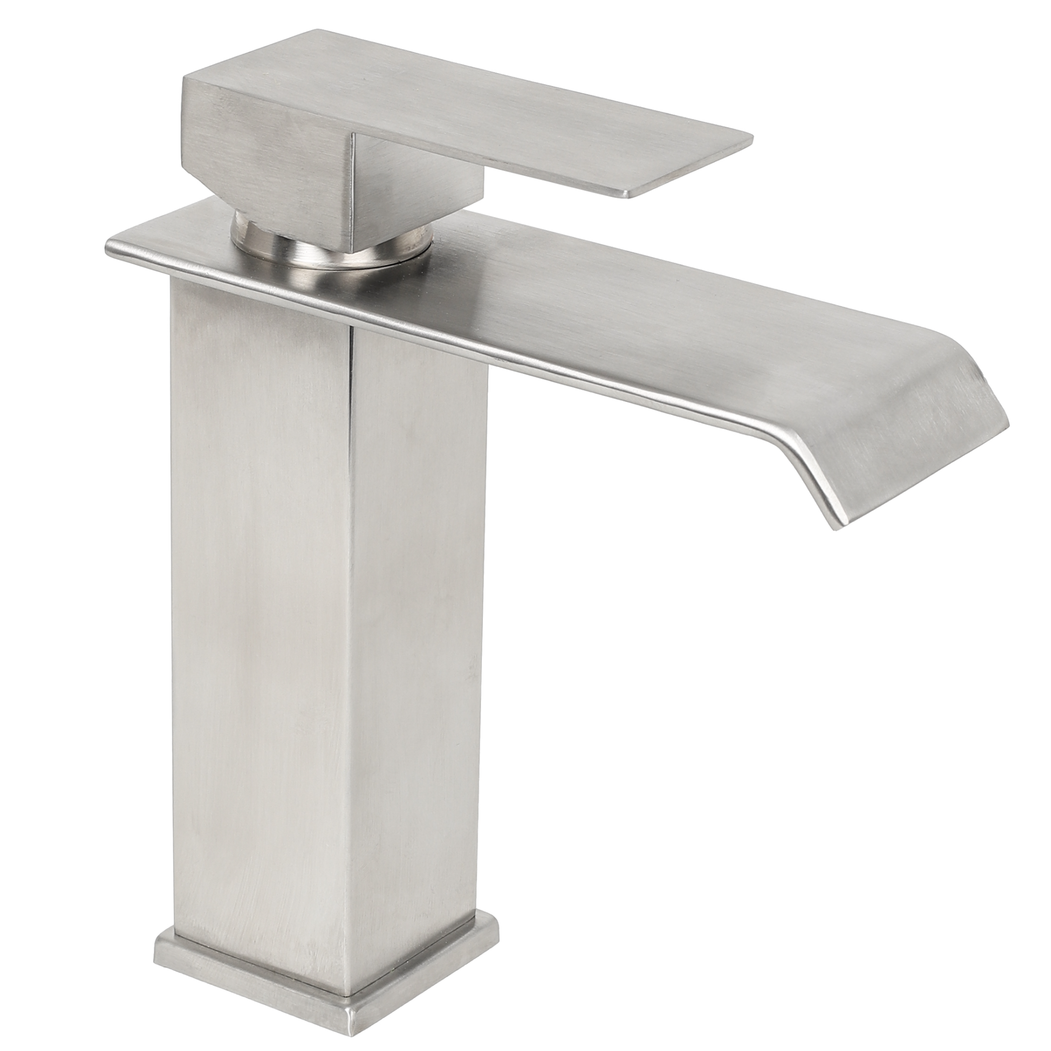 Смеситель для умывальника Platinum Germece 8548 PLS-A17438 однорычажный Сатин (151390)