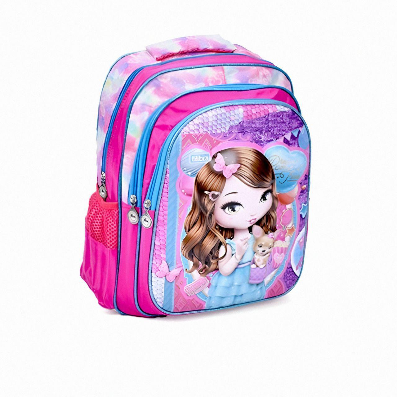 Детский рюкзак FG240502004A с тремя отделениями боковыми карманами и принтом 39x28x14 см Розовый Детский рюкзак FG240502004A с тремя отделениями боковыми карманами и принтом 39x28x14 см Розовый