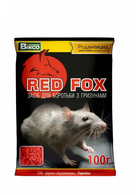 Гранули від мишей і щурів RedFox 100 г (19263)