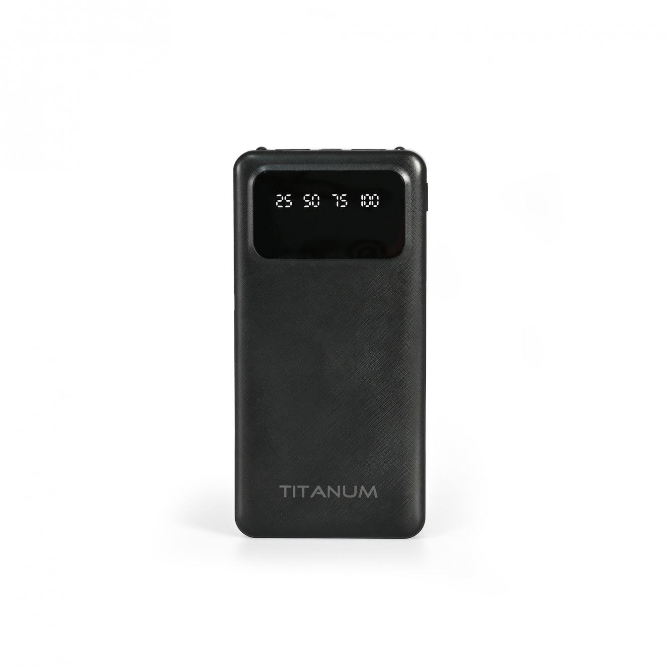 Повербанк TITANUM OL21 10000 mAh Black (TPB-OL21-B) - фото 2