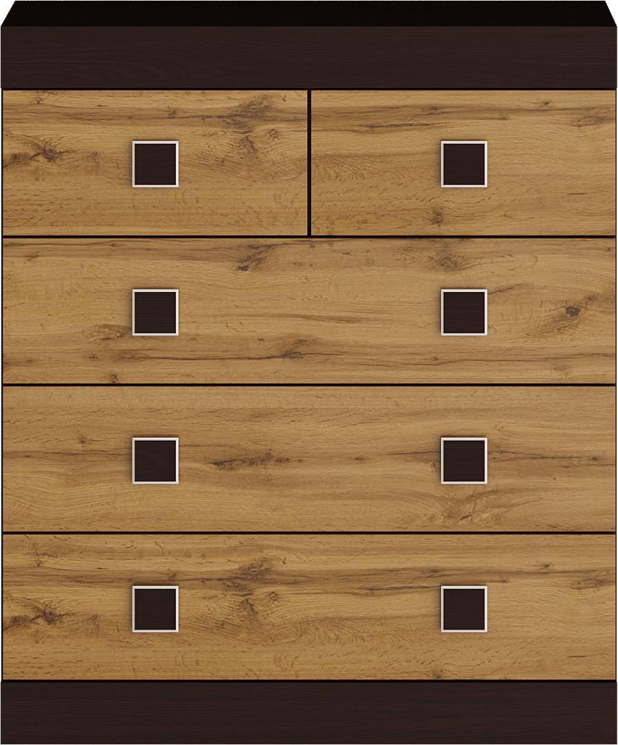 Комод для квартиры Эверест Соната 3 800х380х935 мм Венге/Дуб крафт золотой (2236640) - фото 3 Комод для квартиры Эверест Соната 3 800х380х935 мм Венге/Дуб крафт золотой (2236640) - фото 3