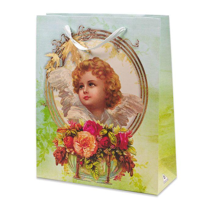 Пакет подарочный Flora микс 20х10х25 см 12 шт. (9449) - фото 2 Пакет подарочный Flora микс 20х10х25 см 12 шт. (9449) - фото 2